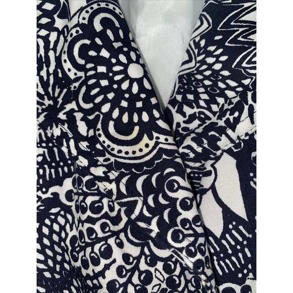 Briggs New York Womens black and white button up jacket with belt size 18w - Picture 7 of 11